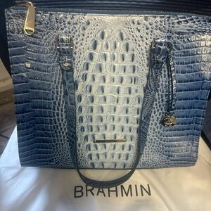 Brahmin blue bag
